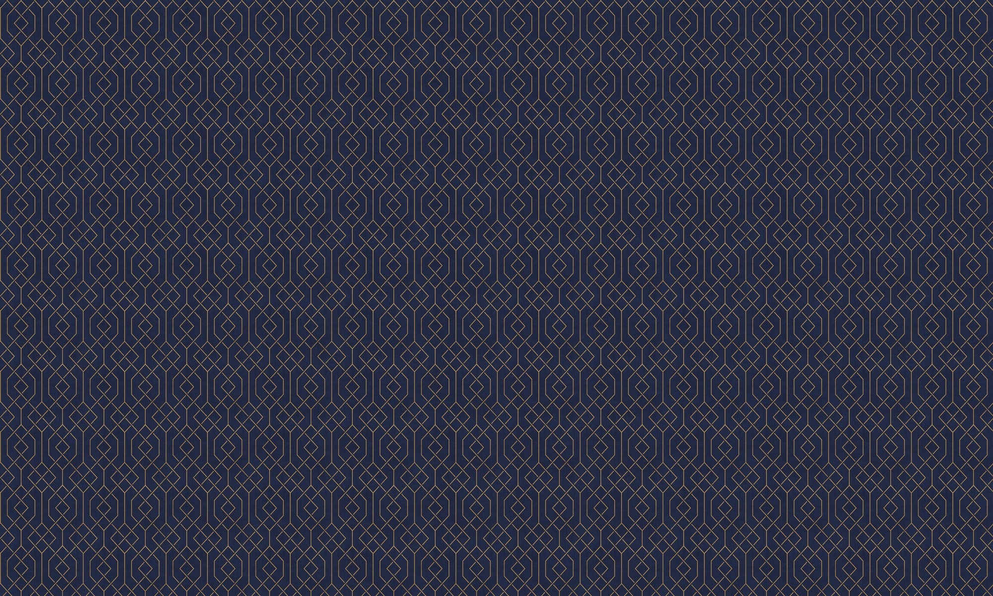 B00547 Trellis Ultramarine Lattice Wallpaper by Coordonné