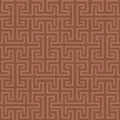 Maze Redwood Lattice Wallpaper by Coordonné