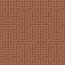 B00548 Maze Redwood Lattice Wallpaper by Coordonné