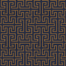 B00552 Maze Ultramarine Lattice Wallpaper by Coordonné
