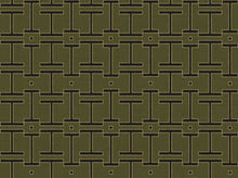 B00554 Grid Olive Lattice Wallpaper by Coordonné