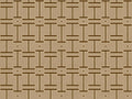 Grid Sand Lattice Wallpaper by Coordonné
