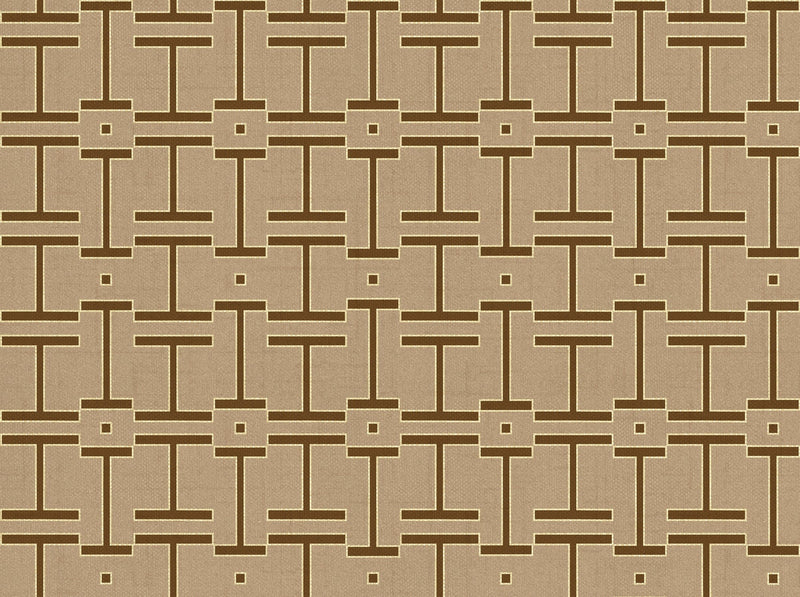B00555 Grid Sand Lattice Wallpaper by Coordonné