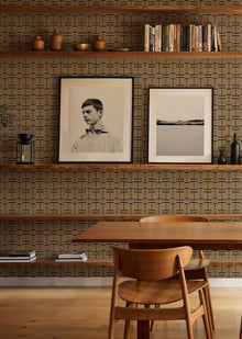 B00556 Grid Mole Lattice Wallpaper by Coordonné