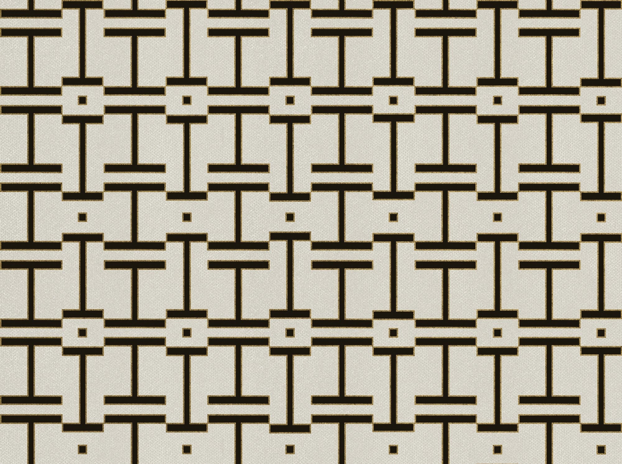 B00558 Grid Cotton Lattice Wallpaper by Coordonné