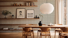 B00558 Grid Cotton Lattice Wallpaper by Coordonné