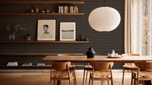 B00559 Grid Slate Lattice Wallpaper by Coordonné