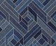 Hexagonal Ultramarine Lattice Wallpaper by Coordonné
