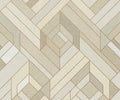 Hexagonal Cotton Lattice Wallpaper by Coordonné