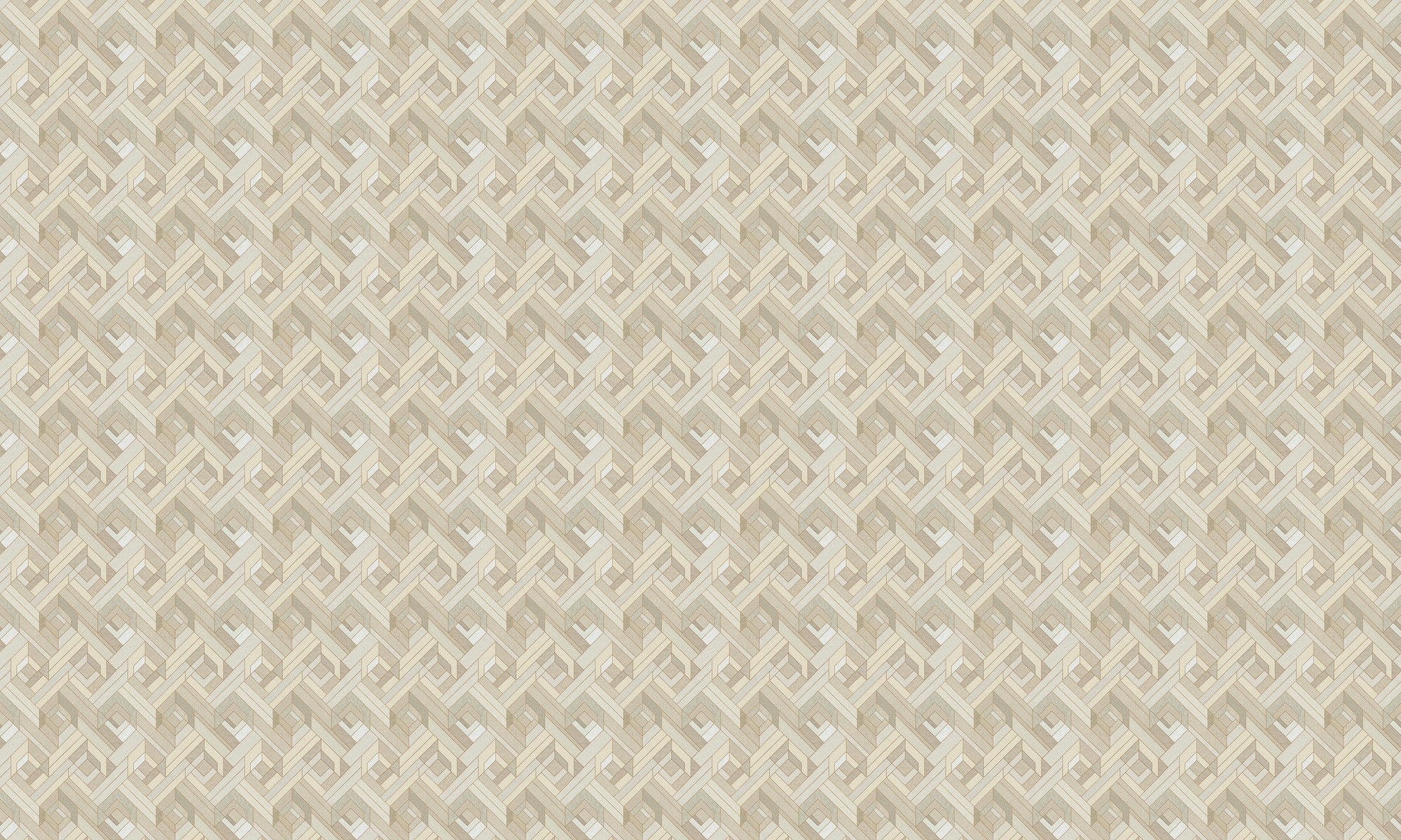 B00561 Hexagonal Cotton Lattice Wallpaper by Coordonné