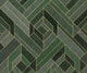 Hexagonal Emerald Lattice Wallpaper by Coordonné