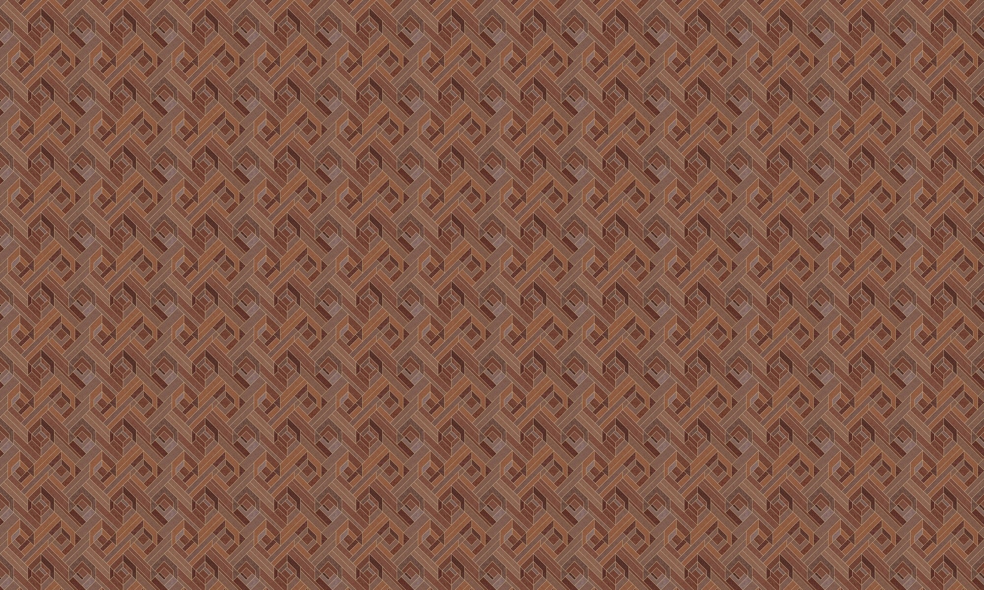 B00563 Hexagonal Clay Lattice Wallpaper by Coordonné