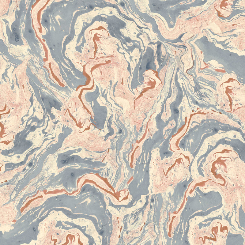 Marmorea Aqua Pompei Wallpaper by Coordonné