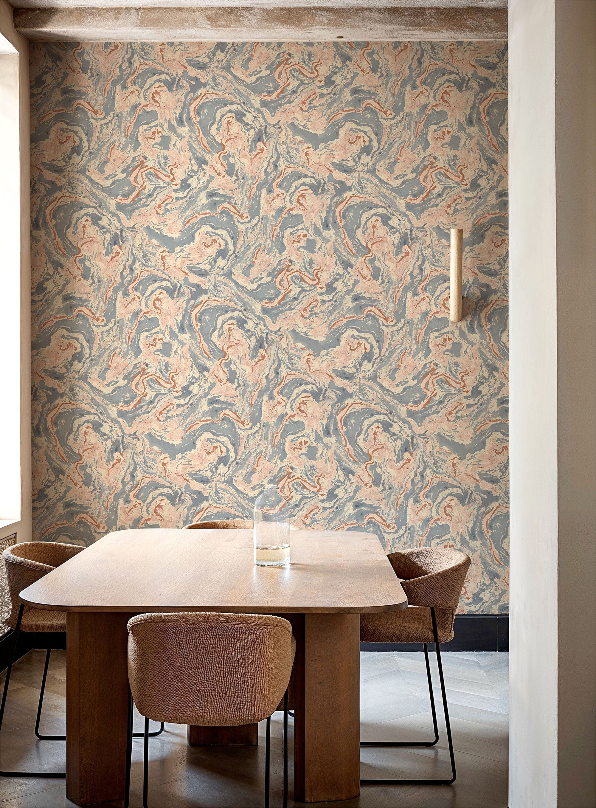 Marmorea Aqua Pompei Wallpaper by Coordonné