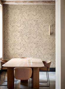 Marmorea Sand Pompei Wallpaper by Coordonné
