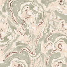 Marmorea Matcha Pompei Wallpaper by Coordonné