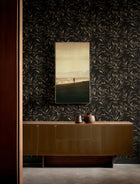 Olivetum Coal Pompei Wallpaper by Coordonné