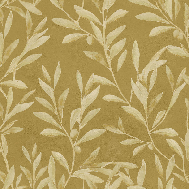 Olivetum Curry Pompei Wallpaper by Coordonné