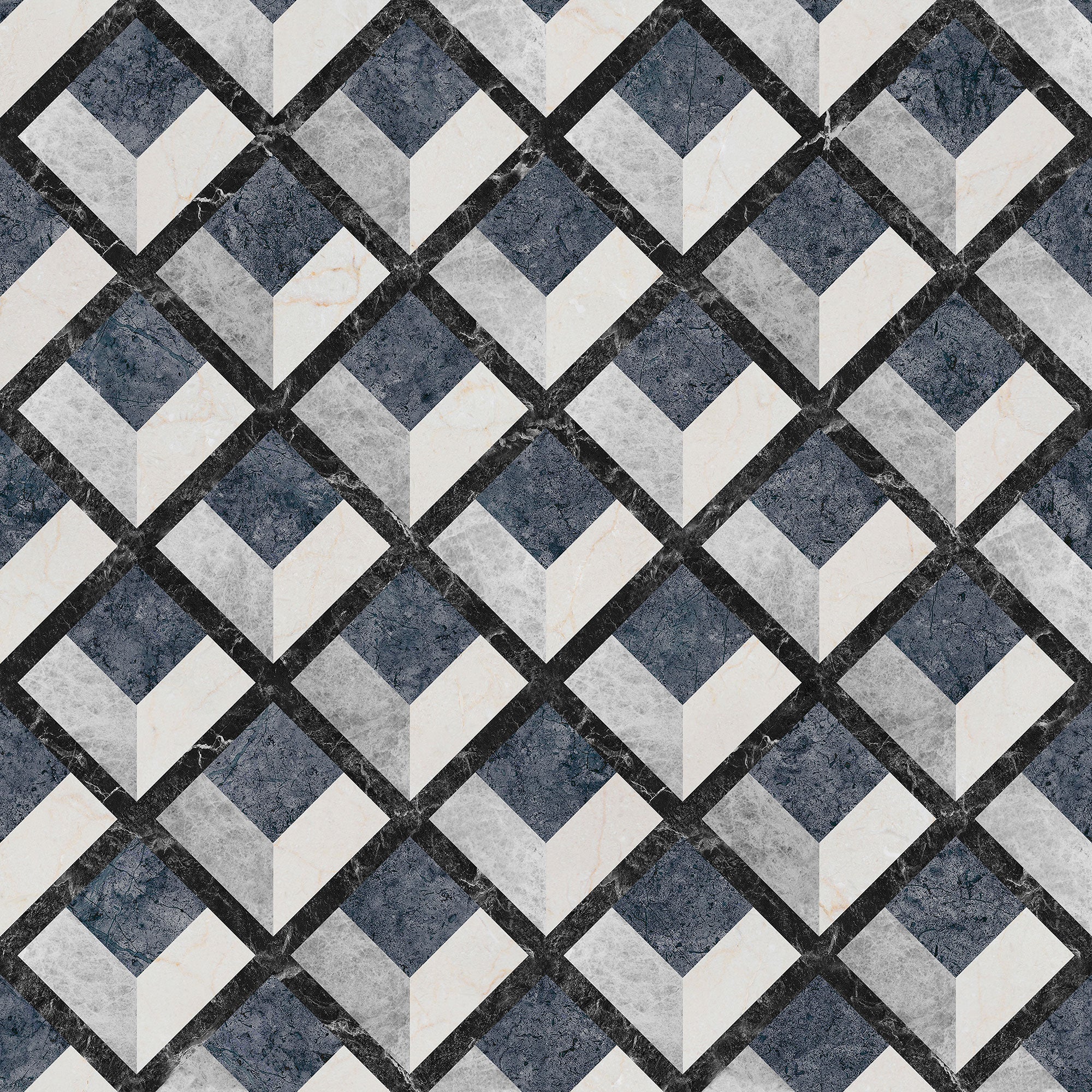 Pavimentum Sapphire Pompei Wallpaper by Coordonné