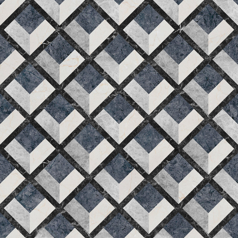 Pavimentum Sapphire Pompei Wallpaper by Coordonné