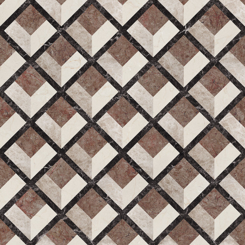 Pavimentum Cocoa Pompei Wallpaper by Coordonné