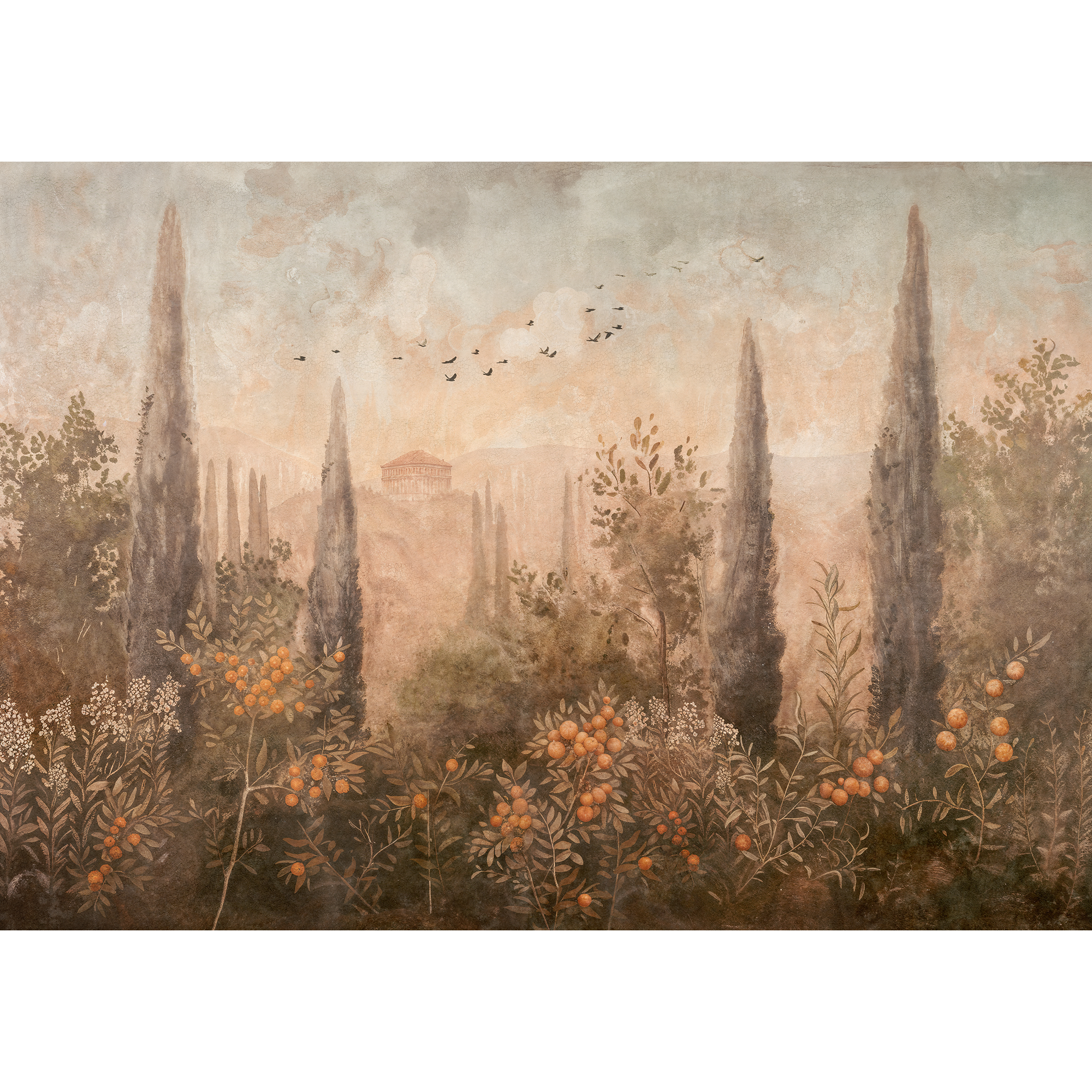 Frutetto Autumn Pompei Mural by Coordonné (400x280cm)