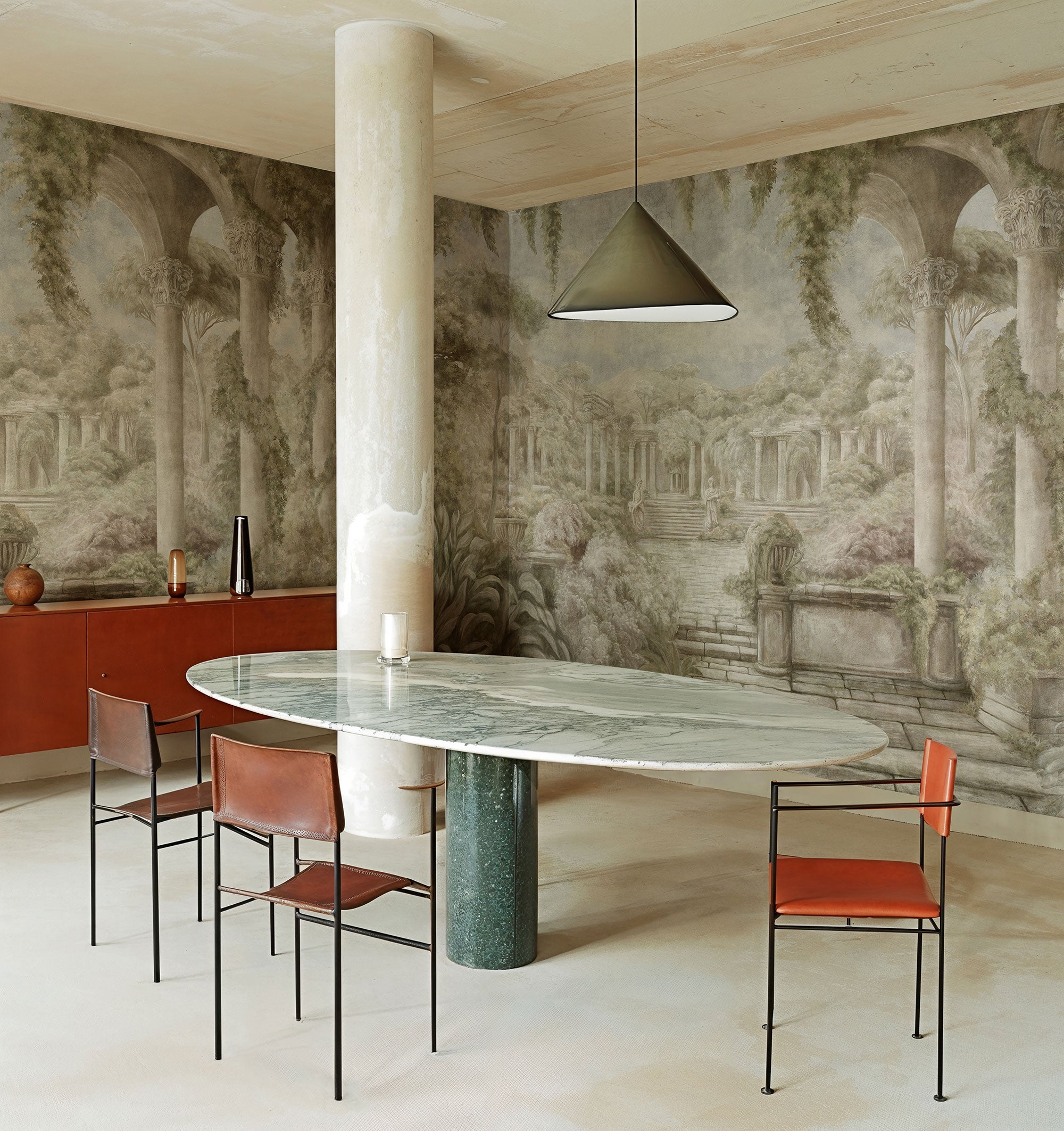 Columnarum Spring Pompei Mural by Coordonné (490x280cm)
