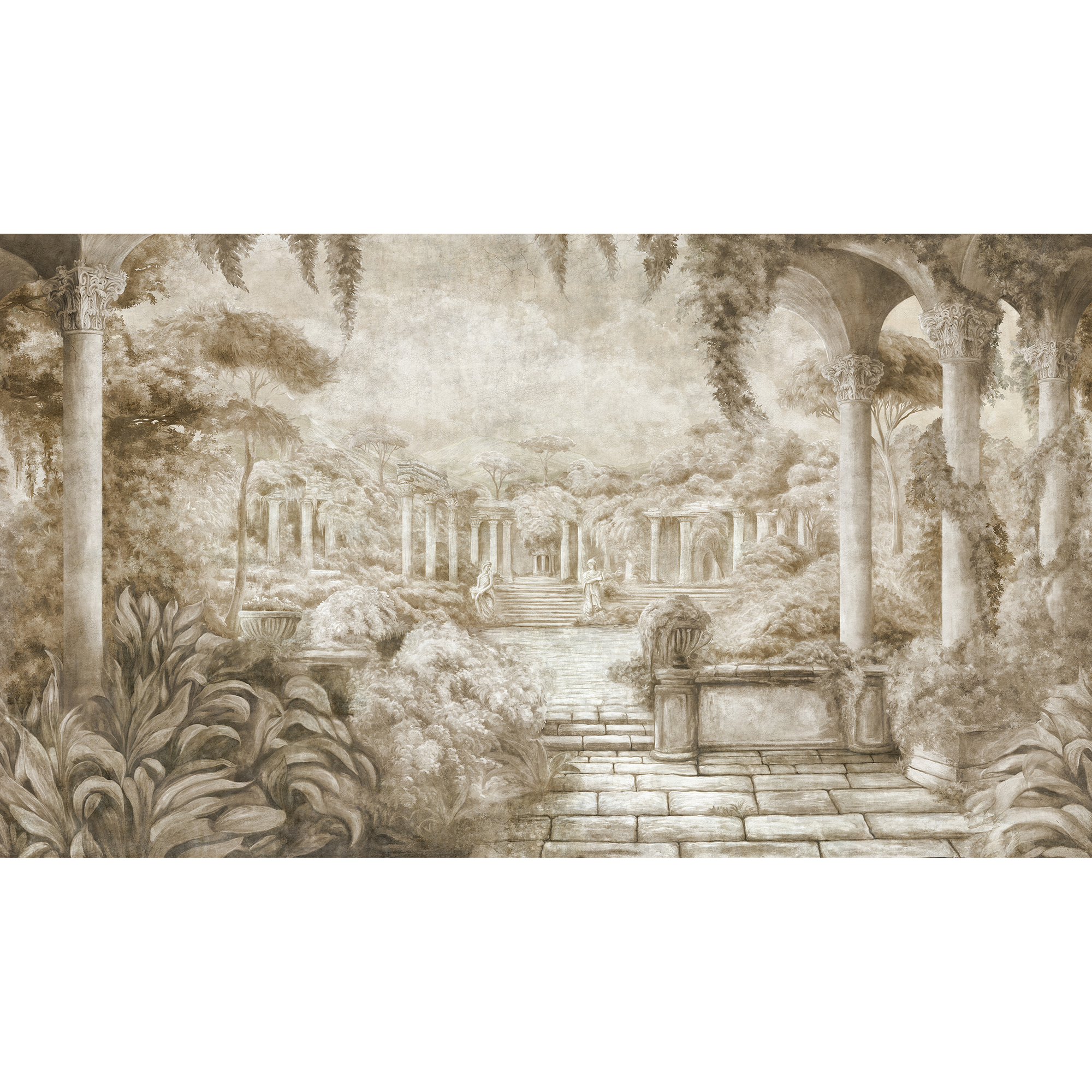 Columnarum Summer Pompei Mural by Coordonné (490x280cm)