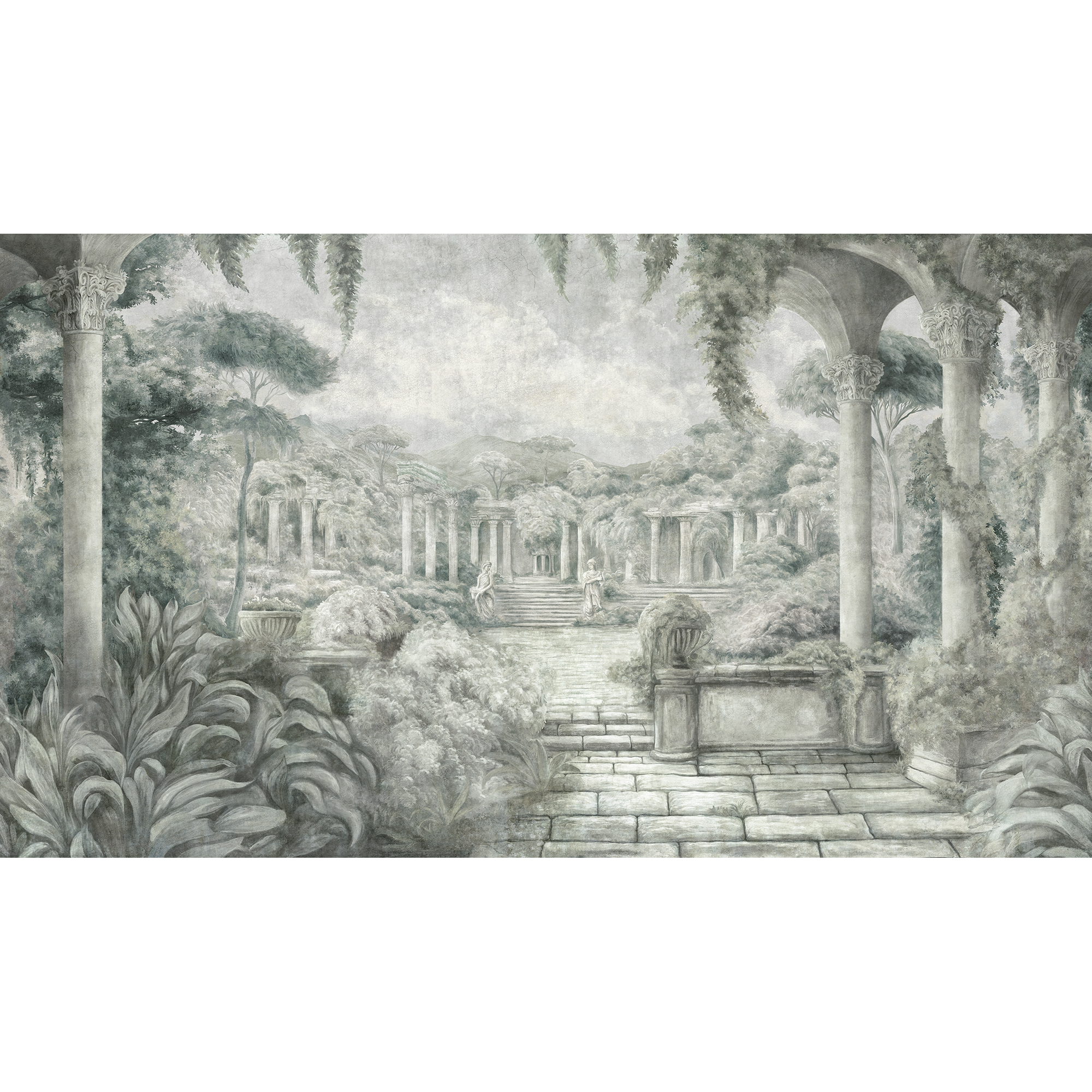 Columnarum Winter Pompei Mural by Coordonné (490x280cm)