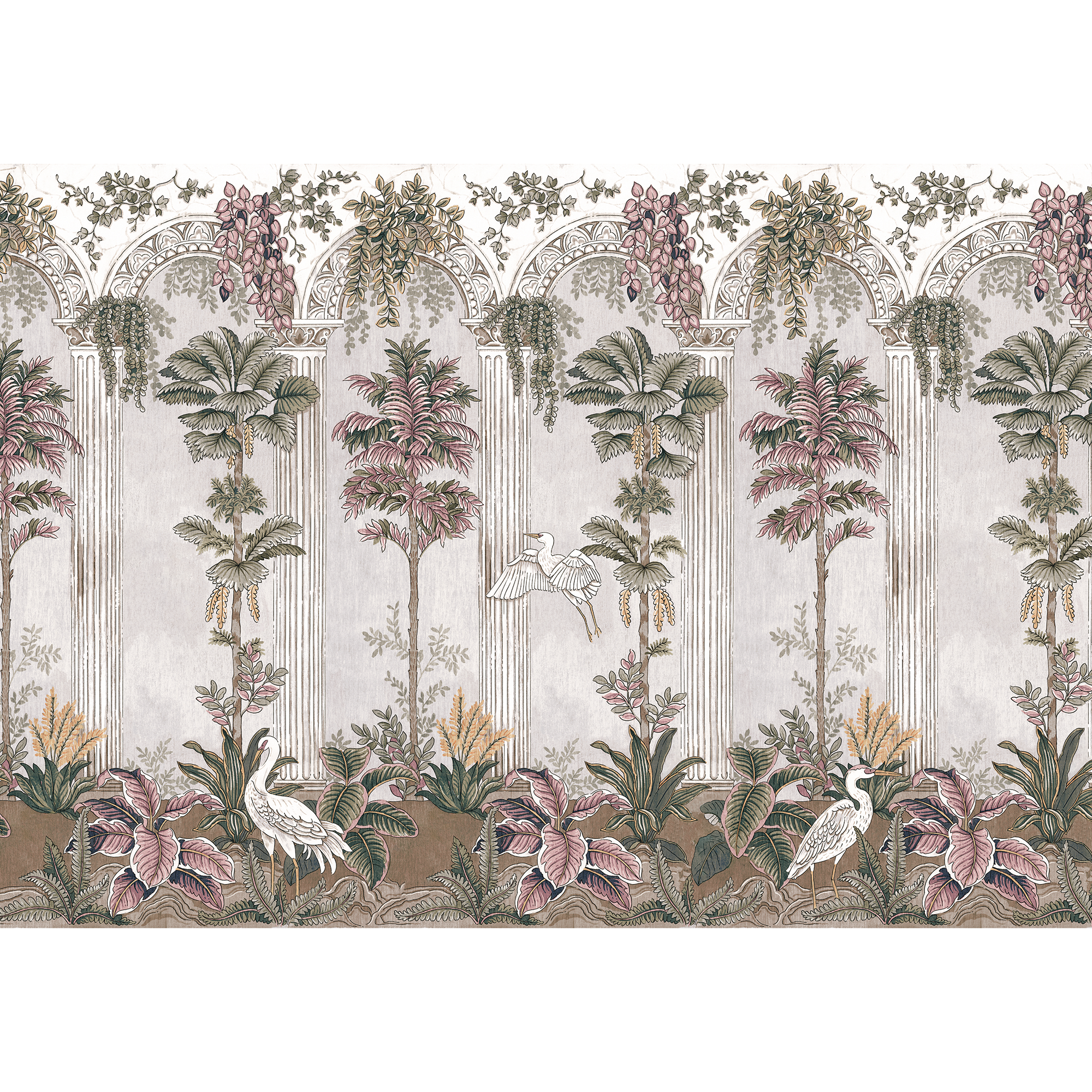 Thermae Autumn Pompei Mural by Coordonné (400x280cm)