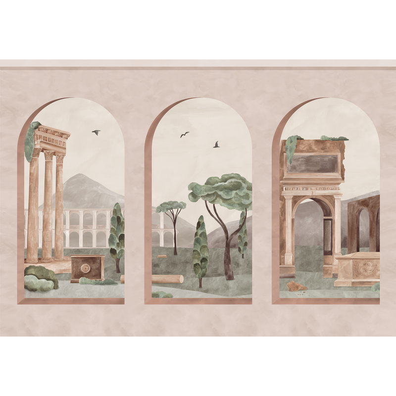 Forum Autumn Pompei Mural by Coordonné (400x280cm)