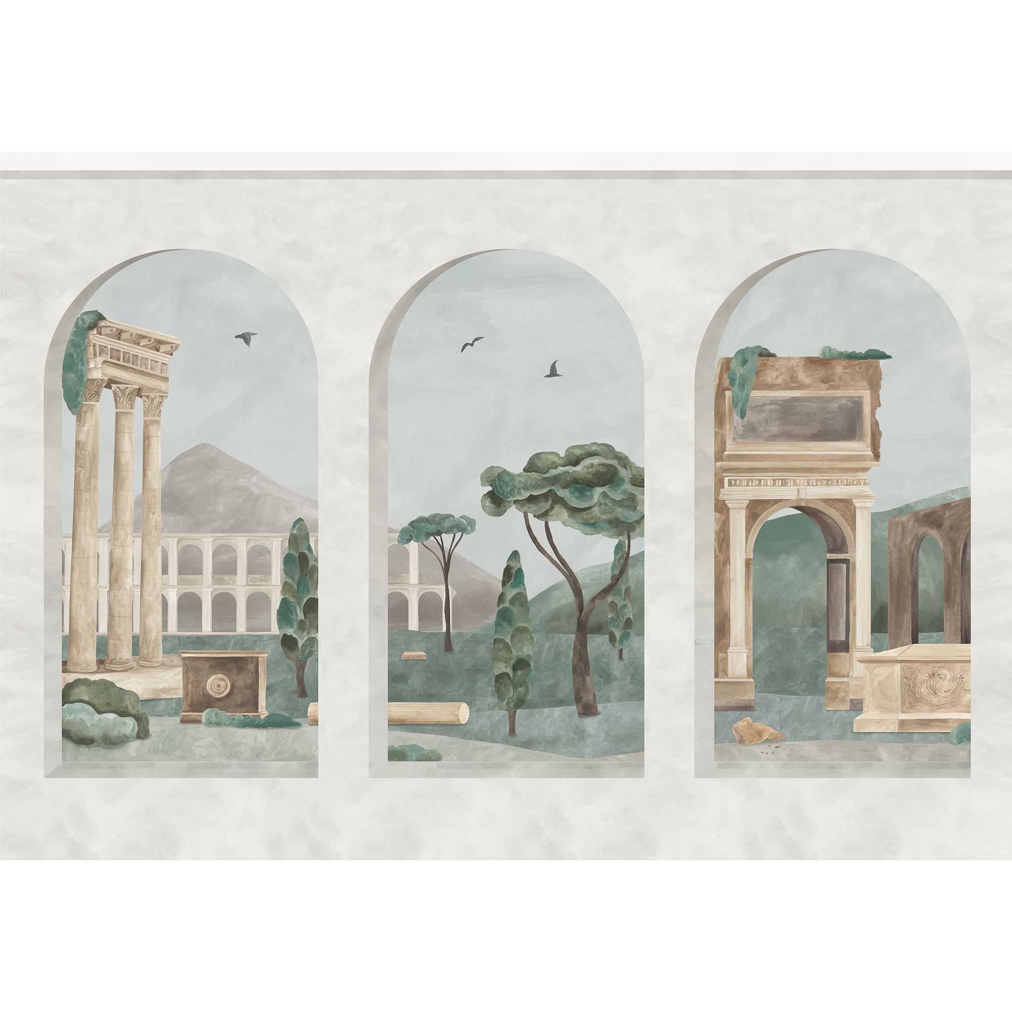 Forum Spring Pompei Mural by Coordonné (400x280cm)