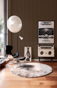 3D Decibel Silver Mural by Coordonné