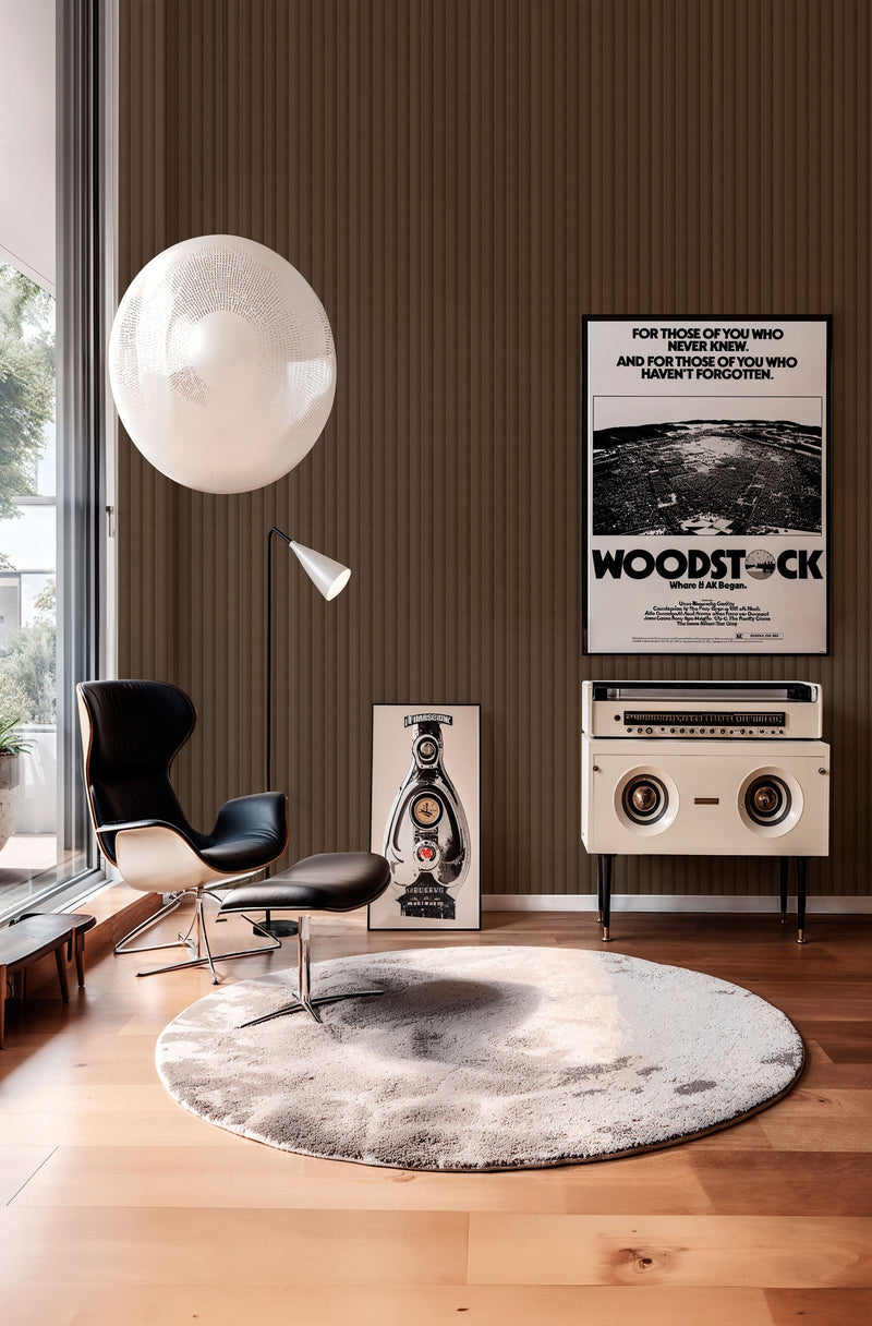 3D Decibel Silver Mural by Coordonné