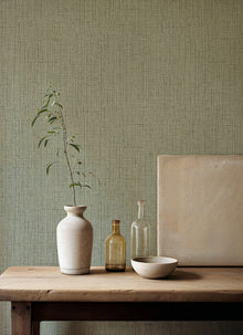 B00729 Lino Green Tactus Wallpaper by Coordonné