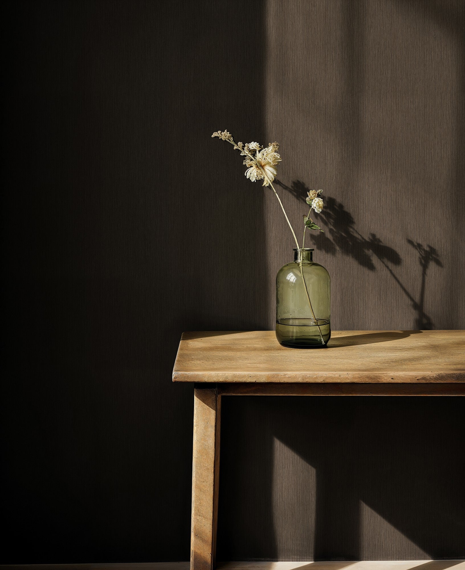 B00737 Otomán Brown Tactus Wallpaper by Coordonné