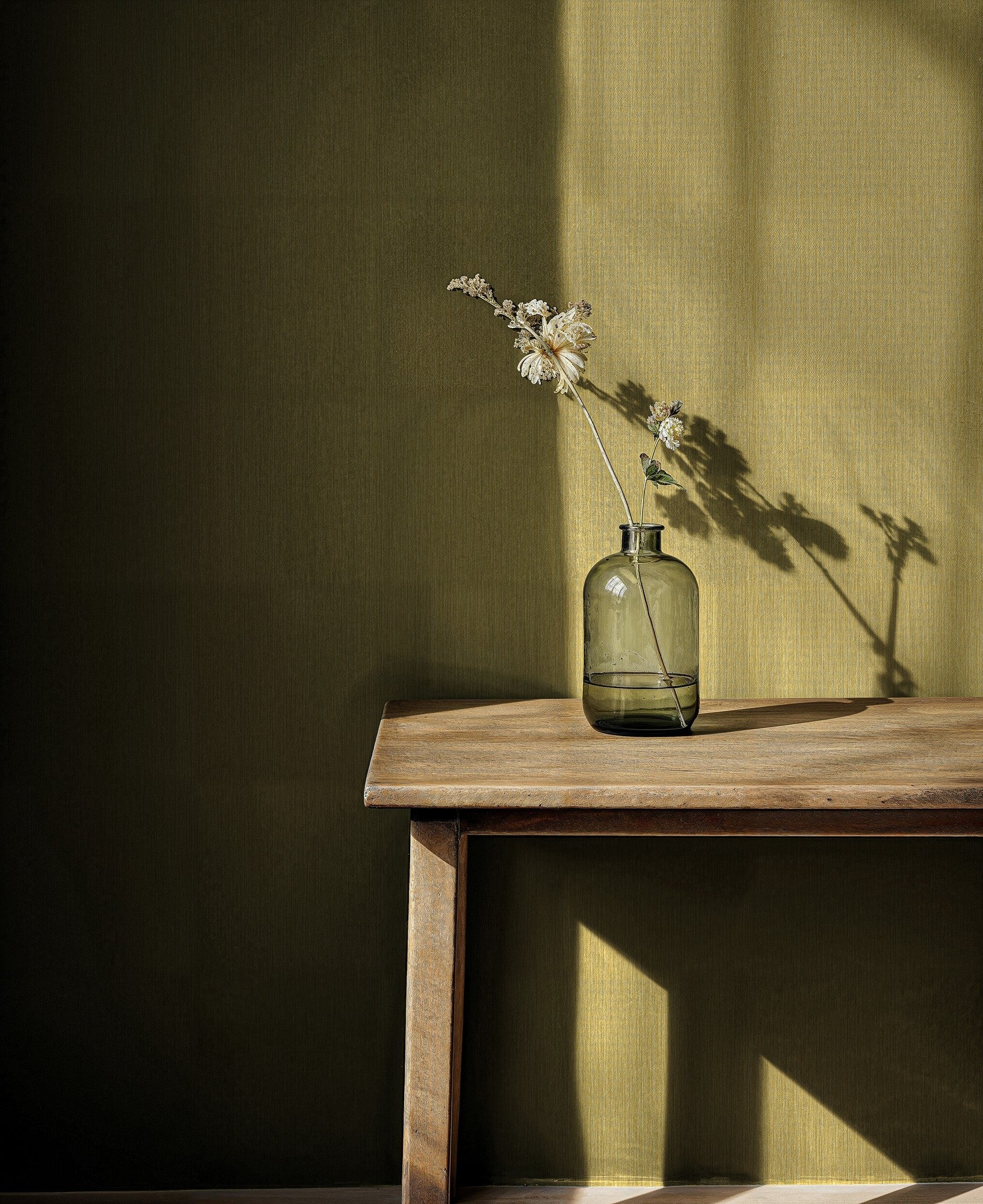 B00741 Otomán Yellow/orange Tactus Wallpaper by Coordonné
