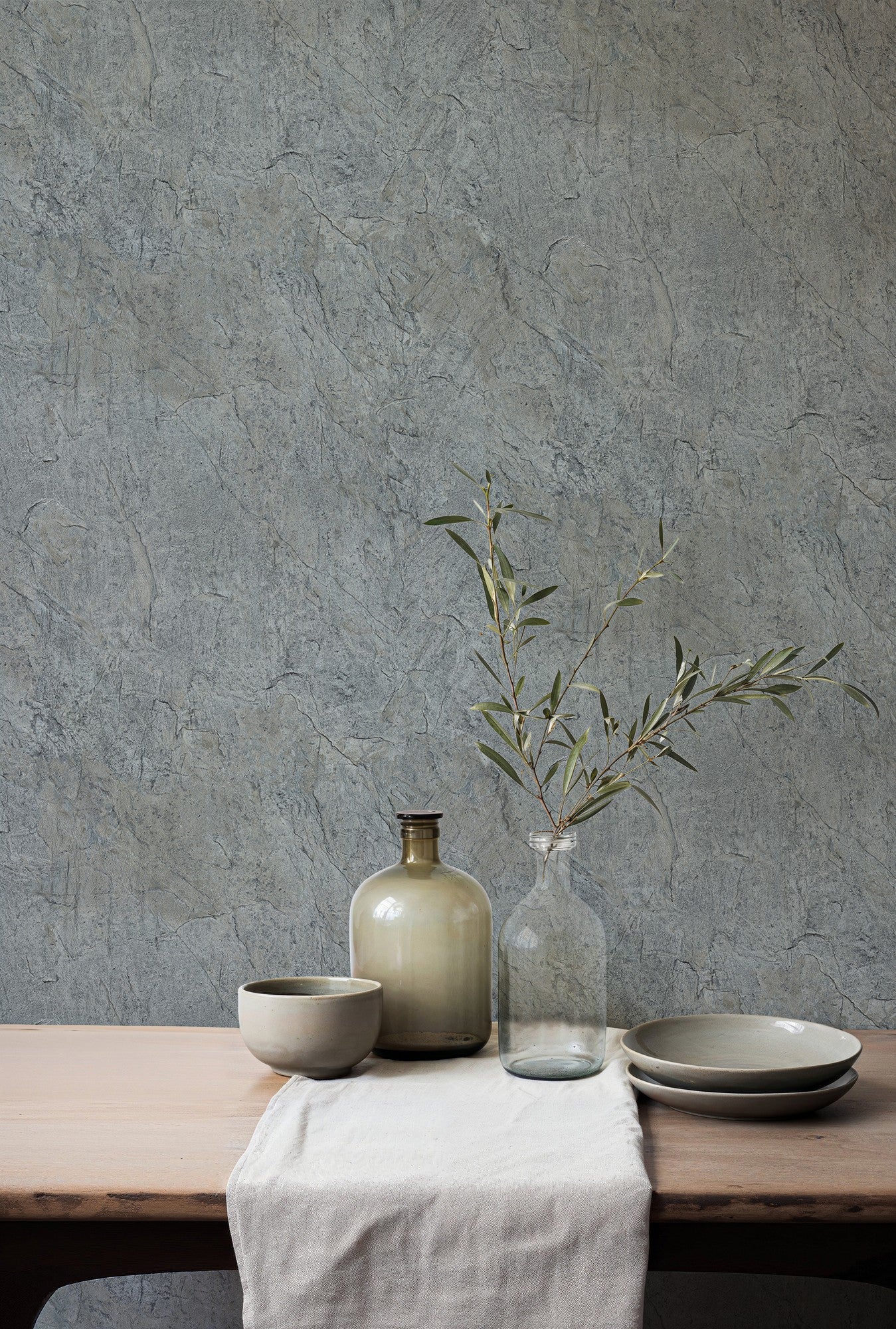 B00779 Pétreo Blue/navy Tactus Wallpaper by Coordonné