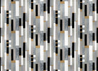 B00800 Klimt Silver Random Metallics II Mural by Coordonné