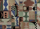 Fauvism Silver Random Metallics II Mural by Coordonné