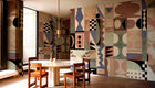 B00802 Fauvism Silver Random Metallics II Mural by Coordonné
