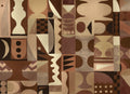 Fauvism Gold Random Metallics II Mural by Coordonné