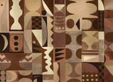B00803 Fauvism Gold Random Metallics II Mural by Coordonné