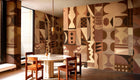 B00803 Fauvism Gold Random Metallics II Mural by Coordonné