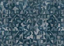 B00806 Woodblock Silver Random Metallics II Mural by Coordonné