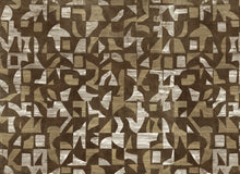 B00807 Woodblock Gold Random Metallics II Mural by Coordonné