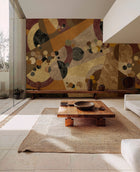 B00808 Starfield Gold Random Metallics II Mural by Coordonné