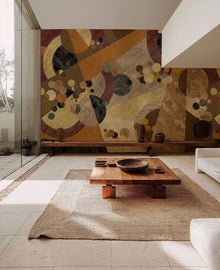 B00808 Starfield Gold Random Metallics II Mural by Coordonné