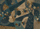 B00809 Starfield Silver Random Metallics II Mural by Coordonné