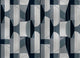Pythagoras Extra Silver Random Metallics II Mural by Coordonné